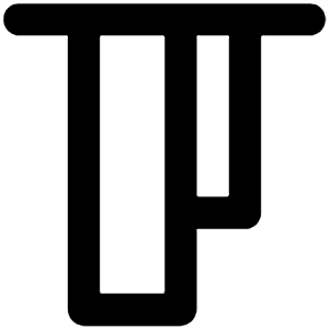 Vertical Align Top Icon from Unicons Line Set