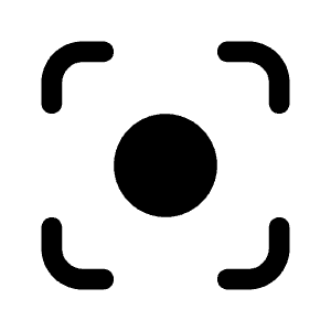 Viewfinder Circle Icon from Heroicons Solid Set
