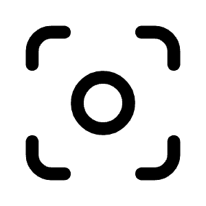 Viewfinder Circle Icon from Heroicons Outline Set