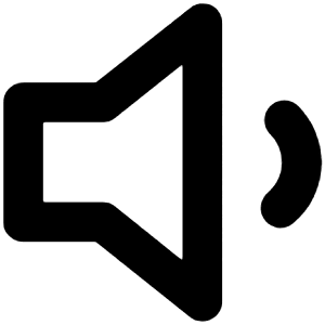 Volume Down Icon from Unicons Line Set