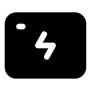 Web Window Energy Consumption Icon from Iconoir Solid Set