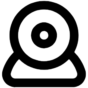 Webcam Icon from Unicons Line Set