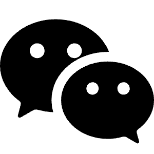 Wechat Icon from Bootstrap Set