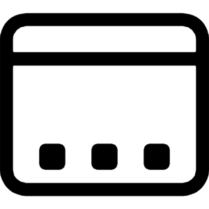 Window Dock Icon from Bootstrap Set