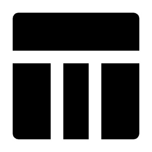 Window Section Icon from Unicons Solid Set