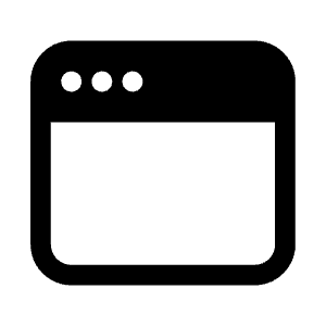 Window Icon from Heroicons Solid Set