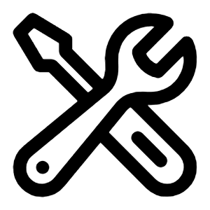Wrench Screwdriver Icon from Heroicons Outline Set