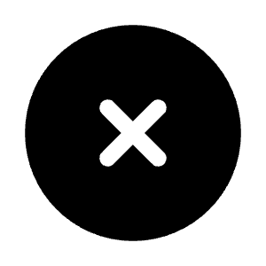X Circle Icon from Heroicons Solid Set