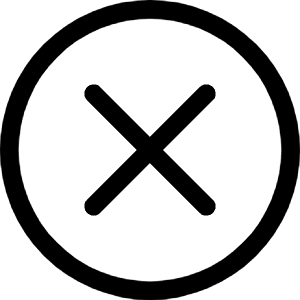 X Circle Icon from Bootstrap Set