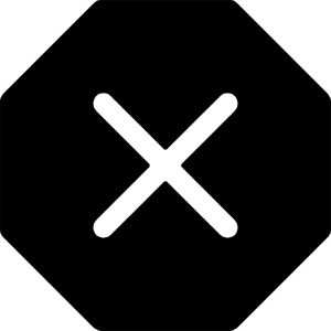 X Octagon Fill Icon from Bootstrap Set