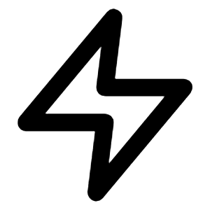 Zap Icon from Feather Set