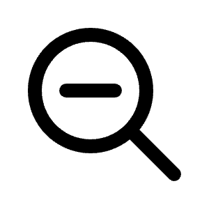 Zoom Out Icon from Radix Set