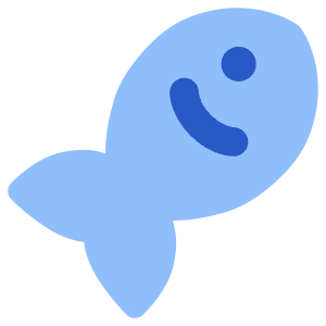 Allergens Fish Icon from Core Flat Set
