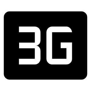 3g Mobiledata Badge Fill Icon from Outlined Fill - Material Symbols Set