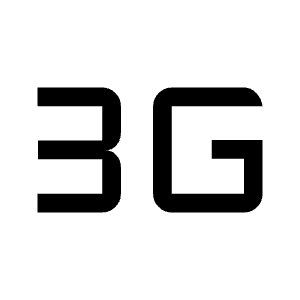 3g Mobiledata Fill Icon from Outlined Fill - Material Symbols Set