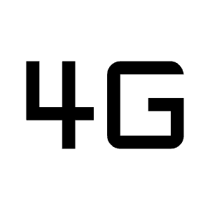 4g Mobiledata Icon from Outlined Line - Material Symbols Set