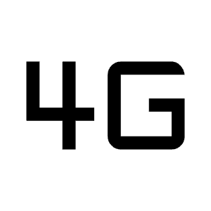 4g Mobiledata Fill Icon from Outlined Fill - Material Symbols Set