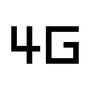 4g Mobiledata Fill Icon from Sharp Fill - Material Symbols Set