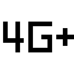 4g Plus Mobiledata Fill Icon from Sharp Fill - Material Symbols Set