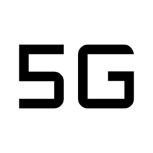 5g Fill Icon from Outlined Fill - Material Symbols Set