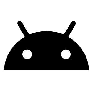 Android Fill Icon from Sharp Fill - Material Symbols Set