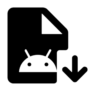 Apk Install Fill Icon from Rounded Fill - Material Symbols Set