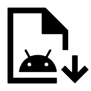 Apk Install Icon from Sharp Line - Material Symbols Set