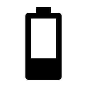 Battery 2 Bar Fill Icon from Outlined Fill - Material Symbols Set