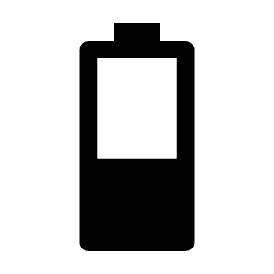 Battery 3 Bar Fill Icon from Outlined Fill - Material Symbols Set