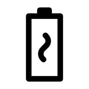 Battery Change Icon from Rounded Line - Material Symbols Set