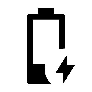 Battery Charging 30 Icon from Outlined Line - Material Symbols Set