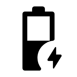 Battery Charging 60 Fill Icon from Rounded Fill - Material Symbols Set