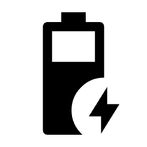 Battery Charging 80 Fill Icon from Outlined Fill - Material Symbols Set