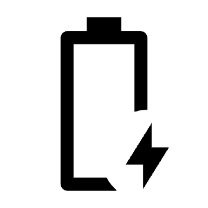 Battery Charging Full Icon from Outlined Line - Material Symbols Set