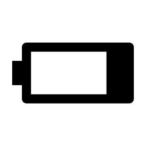 Battery Low Fill Icon from Outlined Fill - Material Symbols Set