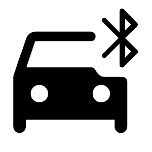 Bluetooth Drive Fill Icon from Rounded Fill - Material Symbols Set