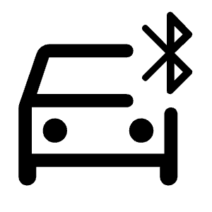 Bluetooth Drive Icon from Rounded Line - Material Symbols Set