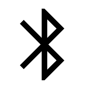 Bluetooth Fill Icon from Sharp Fill - Material Symbols Set