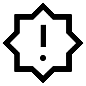 Brightness Alert Icon from Sharp Line - Material Symbols Set