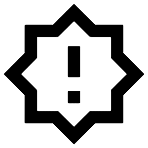 Brightness Alert Icon from Sharp Line - Material Pro Free Set