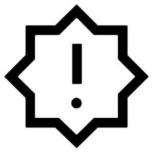 Brightness Alert Icon from Outlined Line - Material Symbols Set