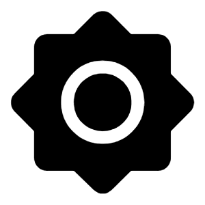 Brightness High Fill Icon from Rounded Fill - Material Symbols Set