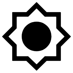 Brightness Low Fill Icon from Sharp Fill - Material Symbols Set