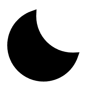 Dark Mode Fill Icon from Sharp Fill - Streamline Material Free Set