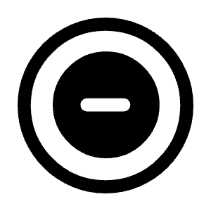 Do Not Disturb On Total Silence Icon from Rounded Line - Material Symbols Set
