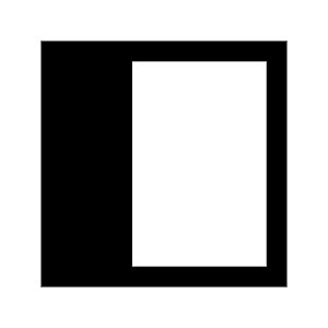 Dock To Right Fill Icon from Sharp Fill - Material Symbols Set