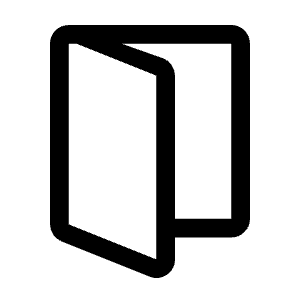 Dual Screen Icon from Rounded Line - Material Symbols Set