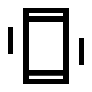 Edgesensor Low Icon from Sharp Line - Material Symbols Set