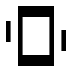 Edgesensor Low Fill Icon from Sharp Fill - Material Symbols Set