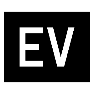 Ev Mobiledata Badge Fill Icon from Sharp Fill - Material Symbols Set